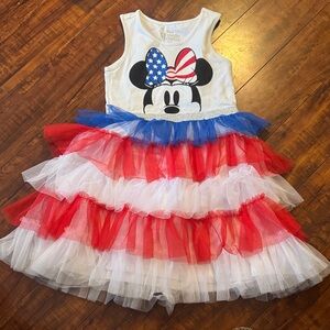 Patriotic Minnie Mouse Kids Costume